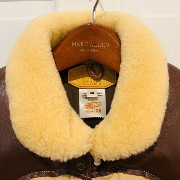 Rocky Mountain Featherbed Vest 38 / Medium Rare With Dark Horse Hide Yoke - Picture 9 of 16